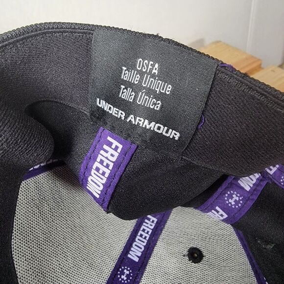 Under Armour Lock Hat Wounded Warrior Project Black - Picture 7 of 7